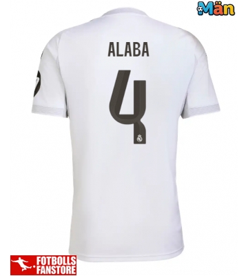 Real Madrid David Alaba #4 Hemmatröja 2025-26 Kortärmad
